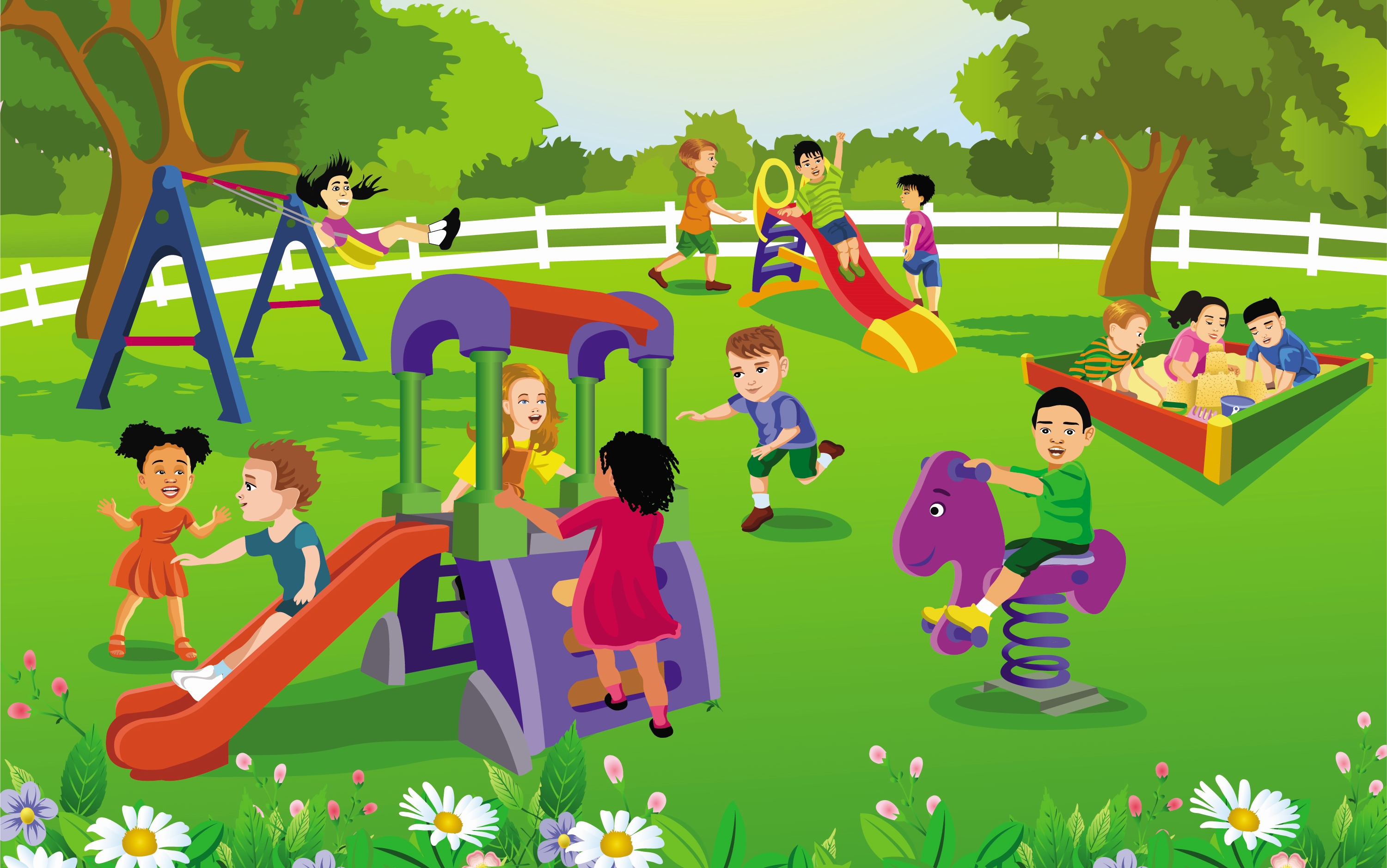 Картинка парк для детей для занятия