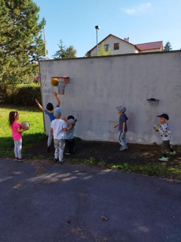 Házení na koš.